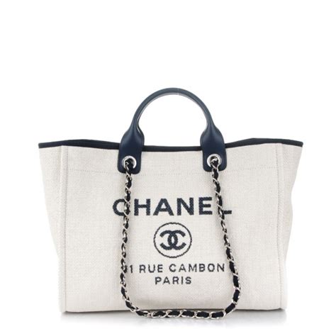 chanel deauville tote bag 2013|chanel deauville tote large size.